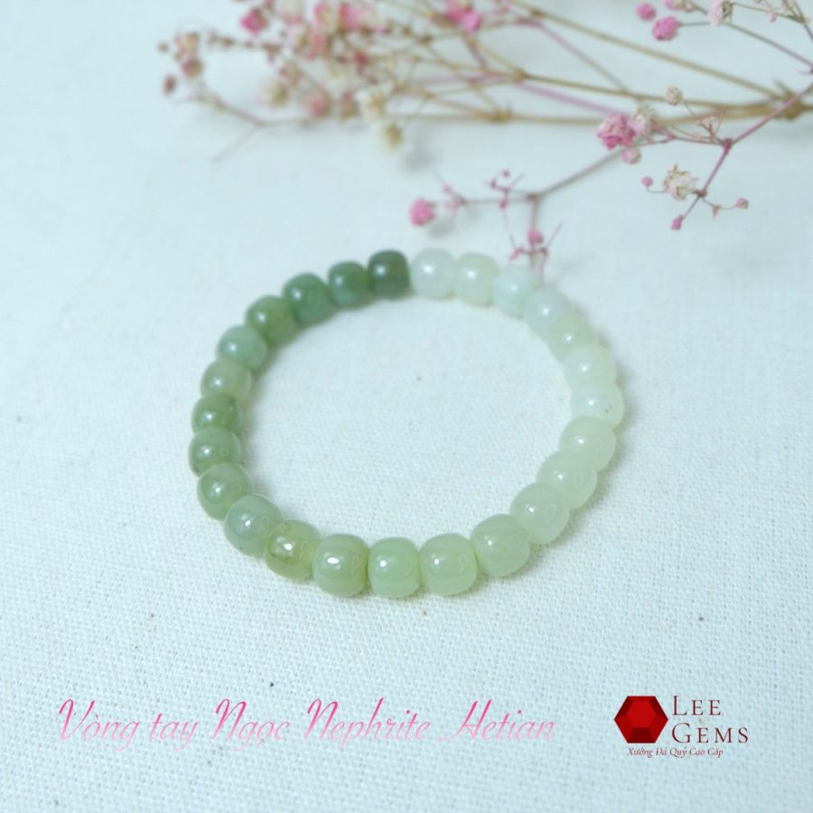 Ngọc Hoà Điền Tân Cương trơn màu sắc độc đáo dành cho nữ - Ảnh 4