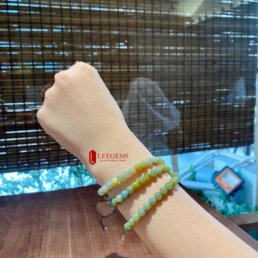 Chuỗi Jade Hoàng Trà Type A - 108 hạt - Ảnh 2