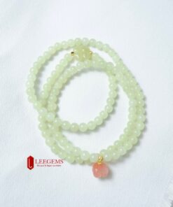 Chuỗi vòng Ngọc Hoà Điền VIP 108 hạt - Ảnh 5