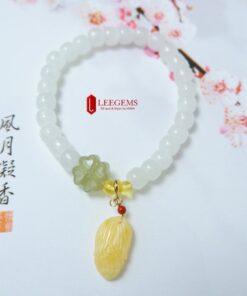 Vòng Tay Bạch Ngọc Mix Charm - Ảnh 6