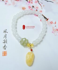 Vòng Tay Bạch Ngọc Mix Charm - Ảnh 5