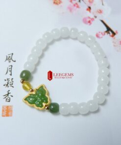 Vòng Tay Bạch Ngọc Mix Charm - Ảnh 4