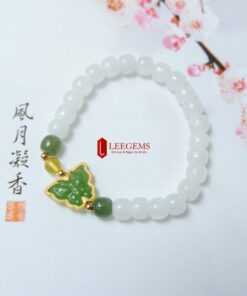 Alternative view of Vòng Tay Bạch Ngọc Mix Charm