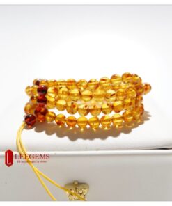 Chuỗi hổ phách bantic tự nhiên 108 hạt, 05li, dành cho nữ tất cả các mệnh - Ảnh 6