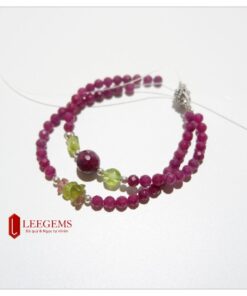 Vòng tay Ruby tự nhiên đeo 02 vòng, kết charm xinh xắn, size hạt 04li, dành cho nữ tất cả các mệnh - Ảnh 5