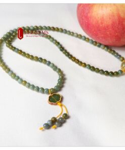 Chuỗi vòng tay Ngọc Jadeite 108 hạt size 06li dành cho nữ tất cả các mệnh - Ảnh 3