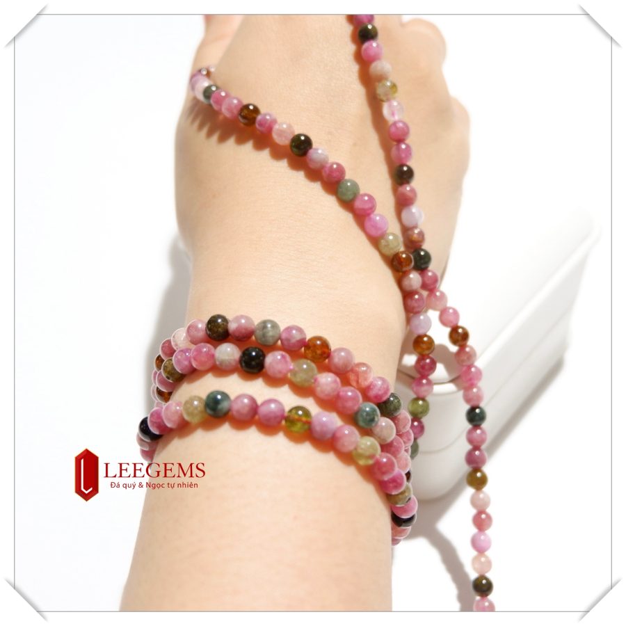 Chuỗi đá Tourmaline Cầu Vồng dành cho nữ tất cả các mệnh - Ảnh 5