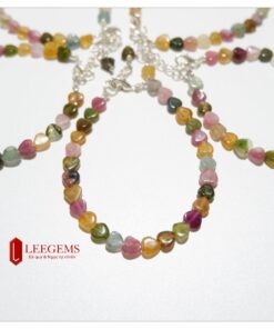 Lách tay đá Tourmaline hình trái tim size 06 li dành cho nữ tất cả các mệnh - Ảnh 6