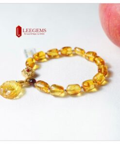 Vòng tay Hổ Phách dạng lu thống dành cho nữ tất cả các mệnh - Ảnh 6