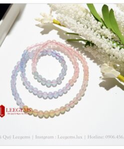 Chuỗi vòng tay đá Beryl đa sắc cực xinh size hạt 06li dành cho nữ tất cả các mệnh - Ảnh 7