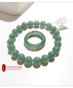 Set Cao Băng Lam Ngọc vip kèm nhẫn siêu đẹp siêu sang dành cho nữ