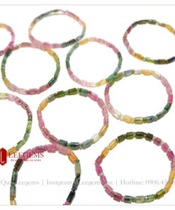 [Vip] Vòng tay đá Tourmaline dạng lu thống chất đá trong suốt - tông màu đậm nhạt dành cho nữ - Ảnh 17