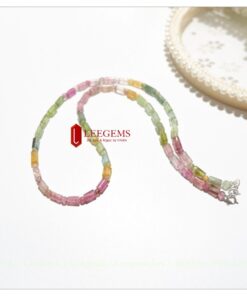 Dây chuyền đá Tourmaline đa sắc dạng lu thống size 4.3 dành cho nữ tất cả các mệnh - Ảnh 4