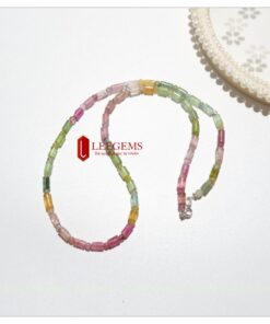 Dây chuyền đá Tourmaline đa sắc dạng lu thống size 4.3 dành cho nữ tất cả các mệnh - Ảnh 6