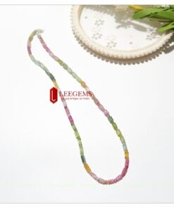 Dây chuyền đá Tourmaline đa sắc dạng lu thống size 4.3 dành cho nữ tất cả các mệnh - Ảnh 7