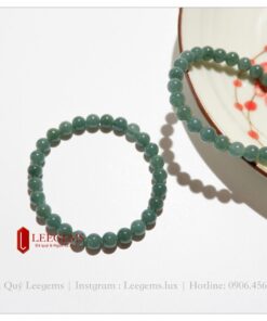 Vòng Tay Ngọc Lam Phỉ Tự Nhiên Cực Sang Trọng quý phái, dành cho nữ, size hạt 7li - Ảnh 12