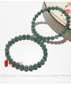Vòng Tay Ngọc Lam Phỉ Tự Nhiên Cực Sang Trọng quý phái, dành cho nữ, size hạt 7li - Ảnh 3