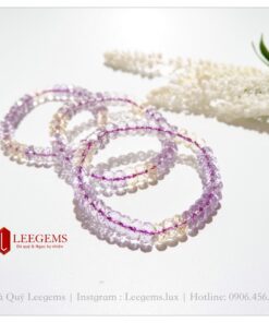 Vòng tay đá Citrine tím vàng cực xinh size 09 li dành cho nữ tất cả các mệnh - Ảnh 7