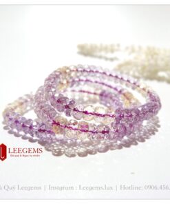 Vòng tay đá Citrine tím vàng cực xinh size 09 li dành cho nữ tất cả các mệnh - Ảnh 10