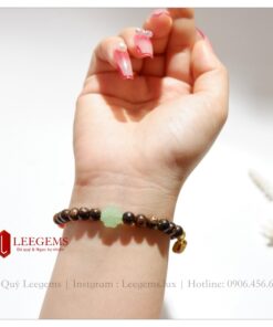 Vòng tay Trầm sánh mix charm size hạt 06 li dành cho nữ tất cả các mệnh - Ảnh 6