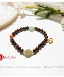Vòng tay Trầm sánh mix charm size hạt 06 li dành cho nữ tất cả các mệnh - Ảnh 7