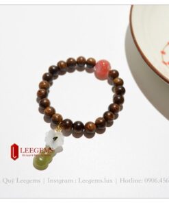 Vòng trầm sánh chìm mix charm dành cho nữ tất cả các mệnh
