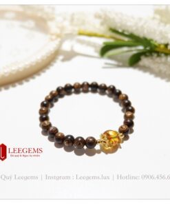 Vòng đeo tay Trầm sánh size hạt 06 li mix charm Hổ Phách cực đẹp dành cho nữ tất cả các mệnh - Ảnh 10