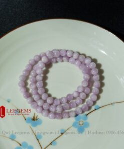 Chuỗi vòng tay Thạch Anh đào hoa đeo 03 vòng tay mix charm cổ điển dành cho nữ tất cả các mệnh - Ảnh 9
