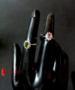 Nhẫn đá Tourmaline kết hợp bạc thật nhiều màu sắc lựa chọn dành cho nữ tất cả các mệnh - Ảnh 7