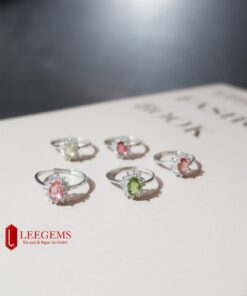 Nhẫn đá Tourmaline kết hợp bạc thật nhiều màu sắc lựa chọn dành cho nữ tất cả các mệnh - Ảnh 3