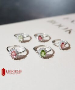 Nhẫn đá Tourmaline kết hợp bạc thật nhiều màu sắc lựa chọn dành cho nữ tất cả các mệnh - Ảnh 6