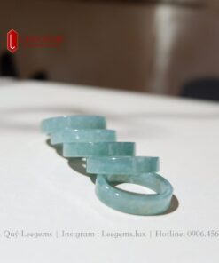 Nhẫn ngọc lam size ngón tay 16-17-18 dành cho nữ tất cả các mệnh - Ảnh 3