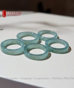 Nhẫn ngọc lam size ngón tay 16-17-18 dành cho nữ tất cả các mệnh - Ảnh 7
