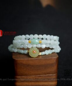 [Hàng đẹp] Chuỗi vòng tay Bạch Phỉ hạt lép mix charm dành cho nữ tất cả các mệnh - Ảnh 4