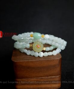 [Hàng đẹp] Chuỗi vòng tay Bạch Phỉ hạt lép mix charm dành cho nữ tất cả các mệnh - Ảnh 5