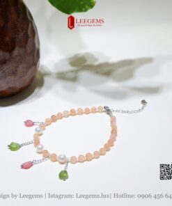 Lắc chân từ đá thiên nhiên siêu xinh dành cho nữ tất cả các mệnh - Ảnh 4