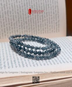 [Mệnh Thủy & Mộc] Chuỗi Thạch Anh Tóc Đen Vip 5,5li Quấn 3 Vòng | Leegems