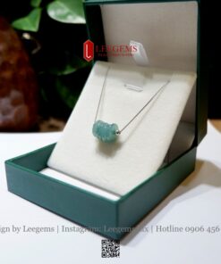 Dây Chuyền Đồng Điếu Lam Ngọc Tuýp A – Thanh Lịch & Năng Lượng Bình An