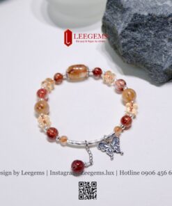 Vòng Tay Thạch Anh Tóc Đỏ Mix Charm Bạc – Quyền Lực & Năng Lượng Tích Cực - Ảnh 8