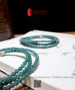 Chuỗi Vòng Tay Ngọc Cao Bằng Lam Chủng Type A – Size 5li | Kèm Kiểm Định – Quà Tặng Cao Cấp - Ảnh 4
