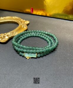 Alternative view of Chuỗi Ngọc Phỉ Thúy Lam – Chất Băng – Type A | Sang trọng & Đẳng cấp từ Leegems