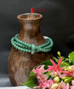 [Vòng Tay / Vòng Cổ] Chuỗi Ngọc Phỉ Thúy Lam – Chất Băng Tuýp A | Sang trọng & Đẳng cấp từ Leegems - Ảnh 3