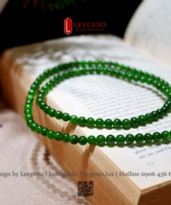 VIP Chuỗi Đá Diopside 4,5 - 5 li Tự Nhiên – Năng Lượng Xanh Của Thiên Nhiên - Ảnh 5