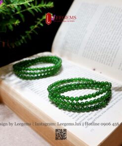 Alternative view of VIP Chuỗi Đá Diopside 4,5 - 5 li Tự Nhiên – Năng Lượng Xanh Của Thiên Nhiên