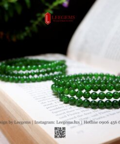 VIP Chuỗi Đá Diopside 4,5 - 5 li Tự Nhiên – Năng Lượng Xanh Của Thiên Nhiên - Ảnh 6
