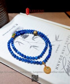 Vòng Tay Đá Kyanite VIP 6li – Mix Charm Ngọc Bích, Lu Thống Trầm Hương & Đồng Điếu Hổ Phách | Leegems - Ảnh 6