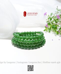 Chuỗi Ngọc Bích Tự Nhiên VIP – May Mắn, Bình An & Trường Thọ I Leegems - Ảnh 4