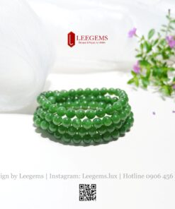 Alternative view of Chuỗi Ngọc Bích Tự Nhiên VIP – May Mắn, Bình An & Trường Thọ I Leegems