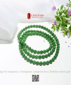 Chuỗi Ngọc Bích Tự Nhiên VIP – May Mắn, Bình An & Trường Thọ I Leegems - Ảnh 6
