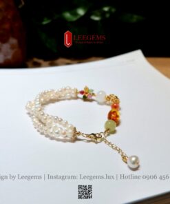 Alternative view of Vòng Ngọc Trai Nhí Mix Charm – Sang Trọng, Tinh Tế & May Mắn I LEEGEMS